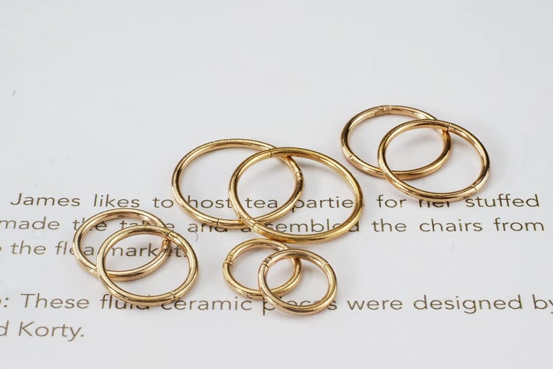 HQLA 4Pairs/Pcs 18G Surgical Steel Hinged Clicker Segment Nose Rings Hoop Helix Cartilage Daith Tragus Sleeper Earrings Body Piercing for Women Men 6mm 8mm 10mm 12mm - Image 4